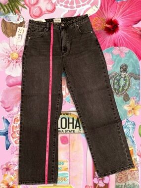 ABRAND Venice Cropped Straight Leg Jean
